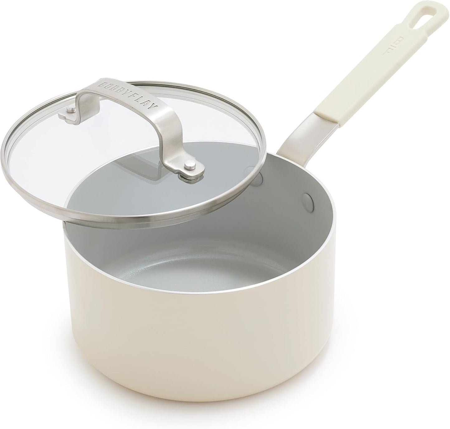 GreenPan x Bobby Flay 1.67QT Nonstick Saucepan with Glass Lid