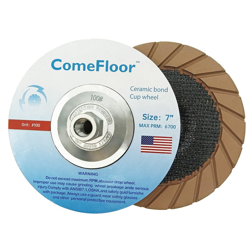 Concrete Grinding Cup Wheel 7in Ceramic Diamond for Floor Use
