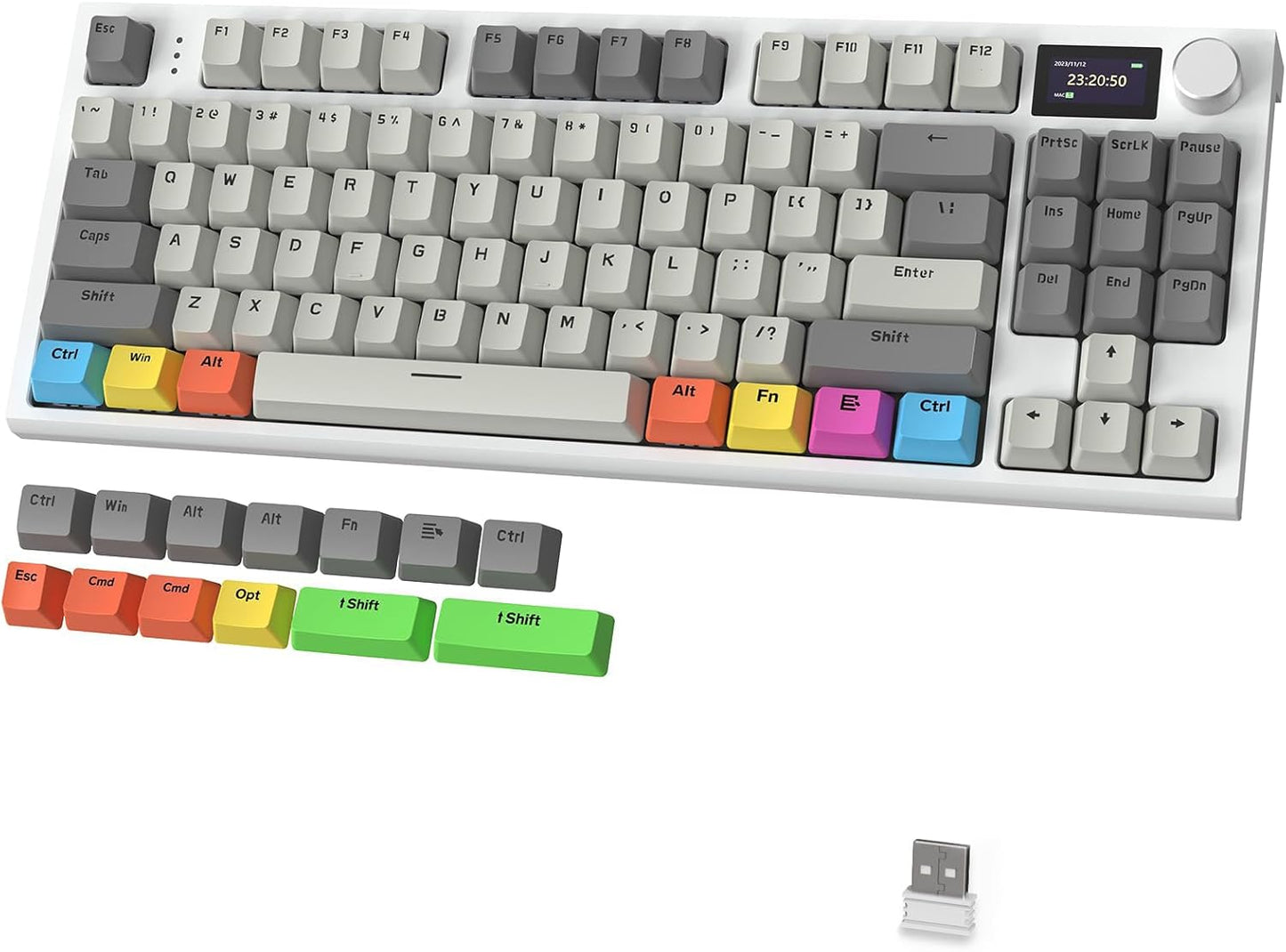 ATTACK SHARK K86 Wireless Mechanical Keyboard with TFT Display