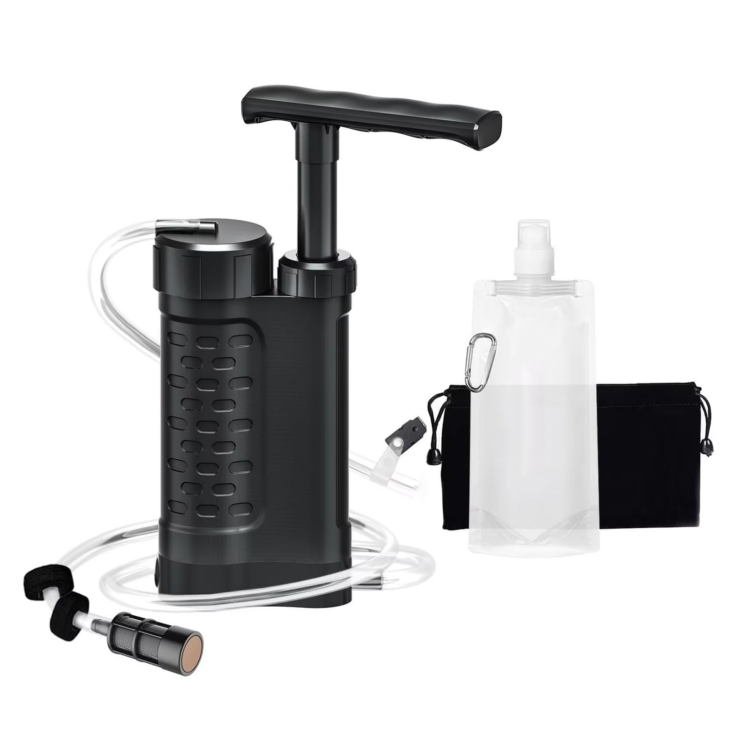 Portable 0.01 Micron Water Filter Pump - Ultimate Survival Essential!