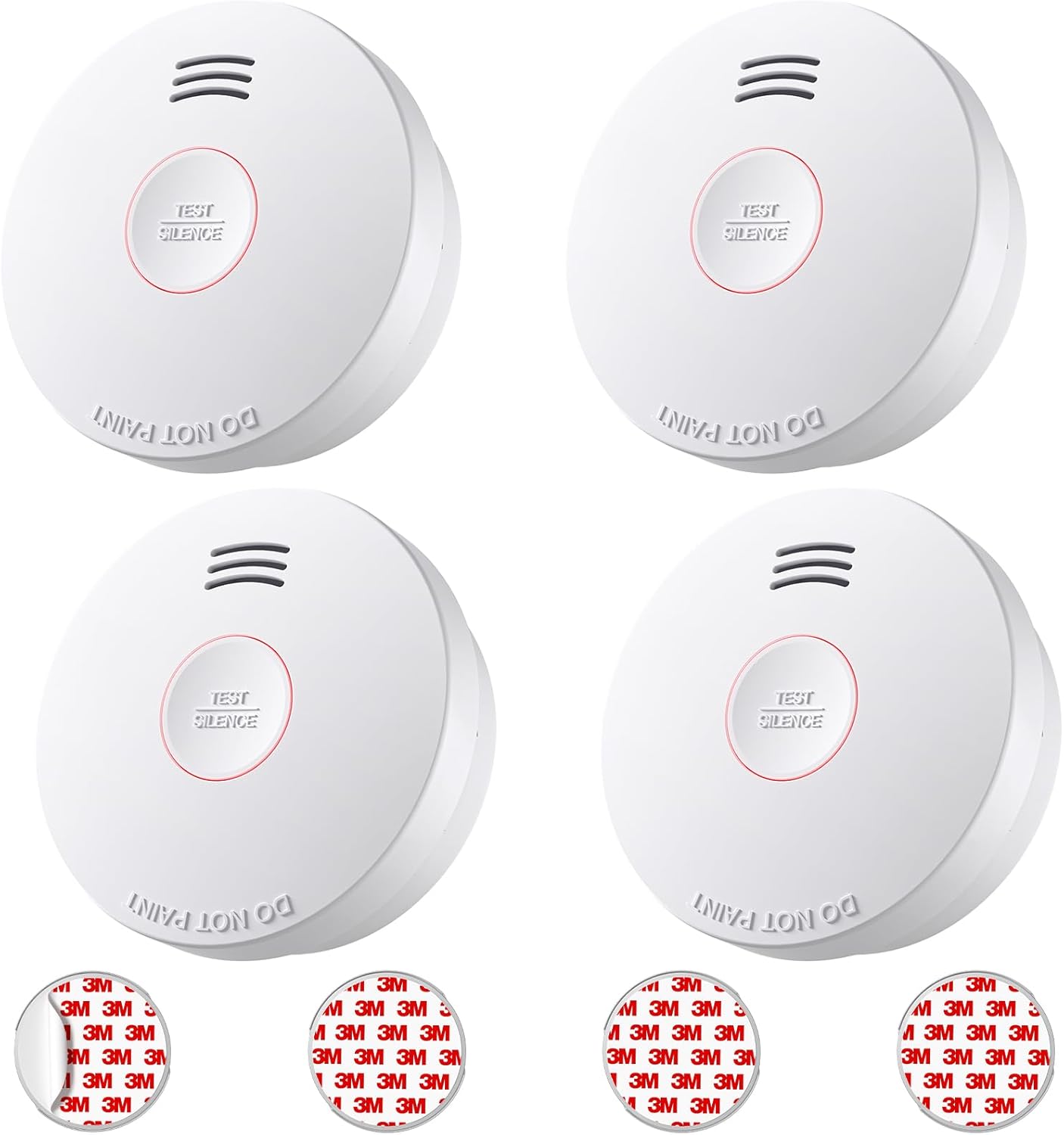 Smoke Detector with 10 Year Battery for Home Safety Protection