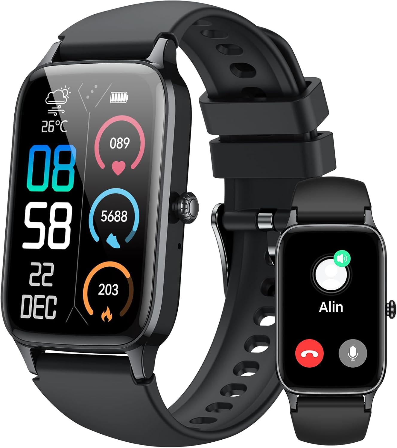 Dyurwa Smartwatch: Answer Calls, 110+ Sport Modes