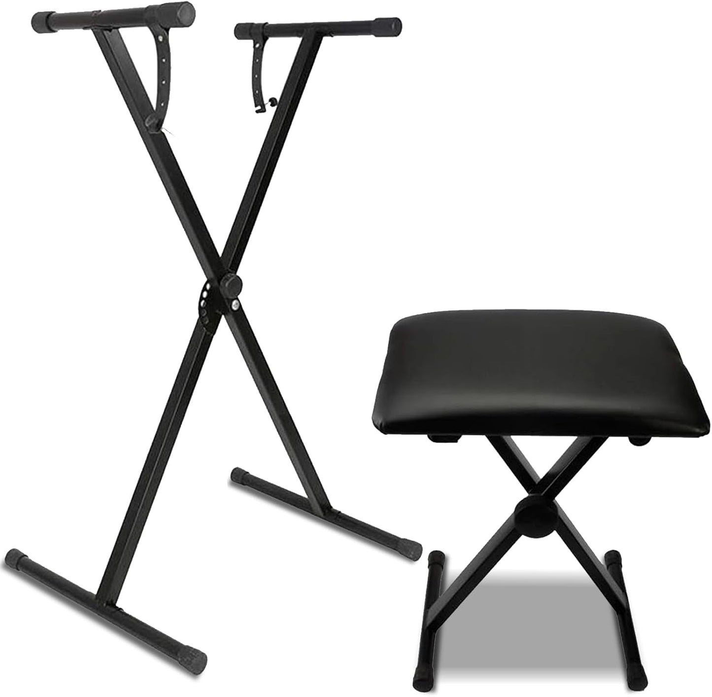 Adjustable X Keyboard Stand Set for Multiple Key Sizes by Ktaxon