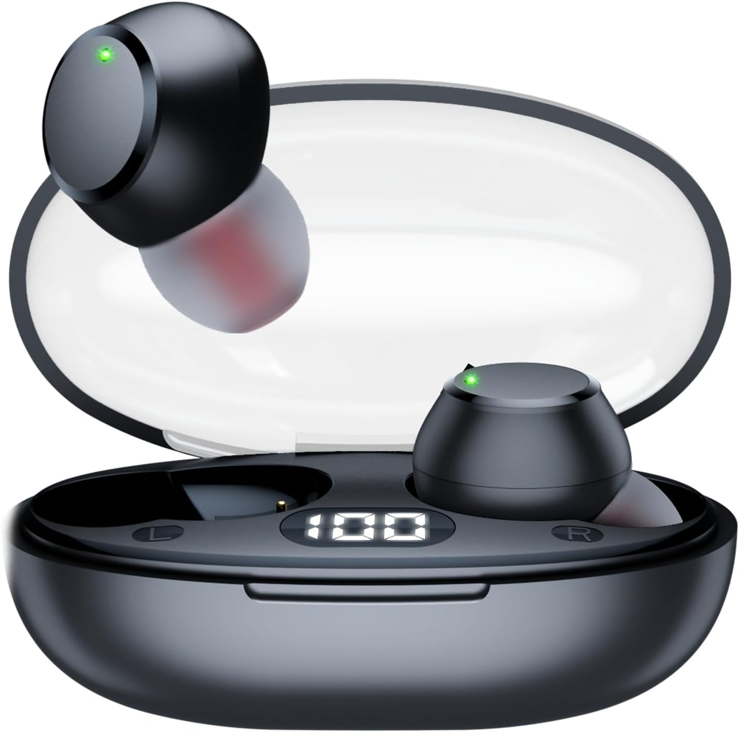 PocBuds Wireless Earbuds: 35H Playback, Ultra-Light, IPX7, Bluetooth 5.3