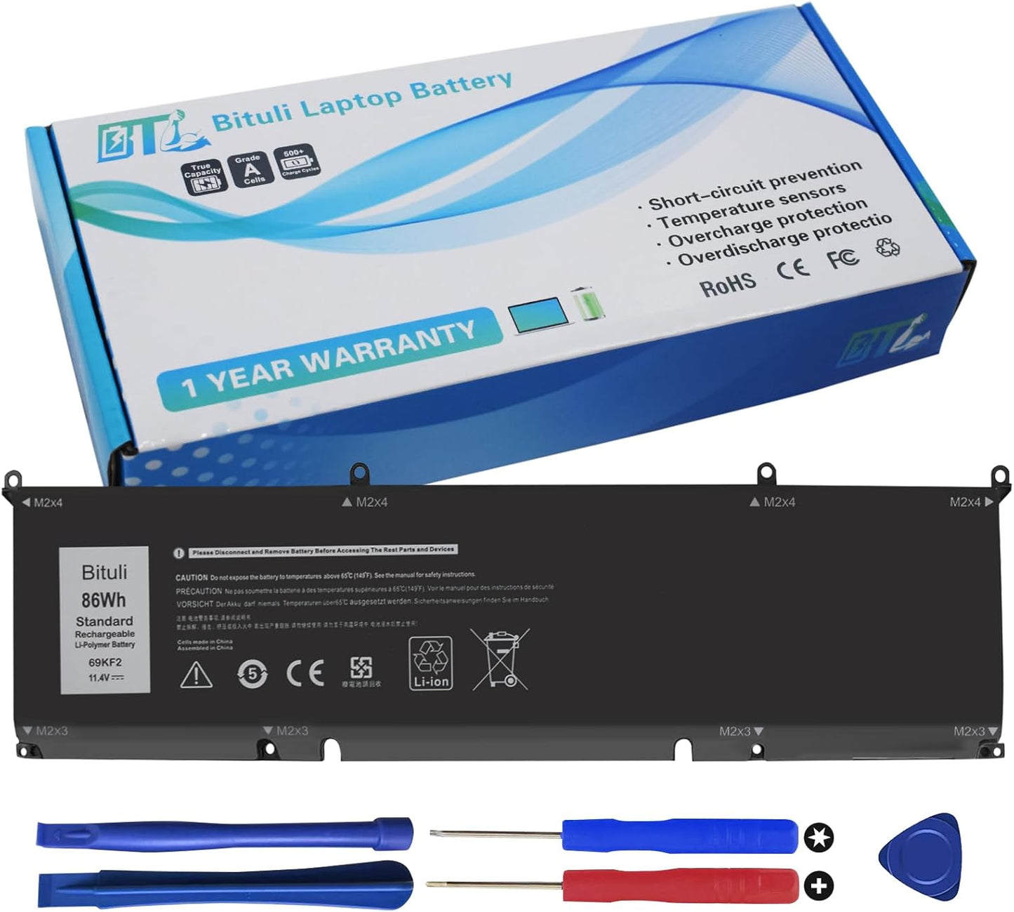 69KF2 Battery Replacement for Dell G7 15 and XPS 15 Models