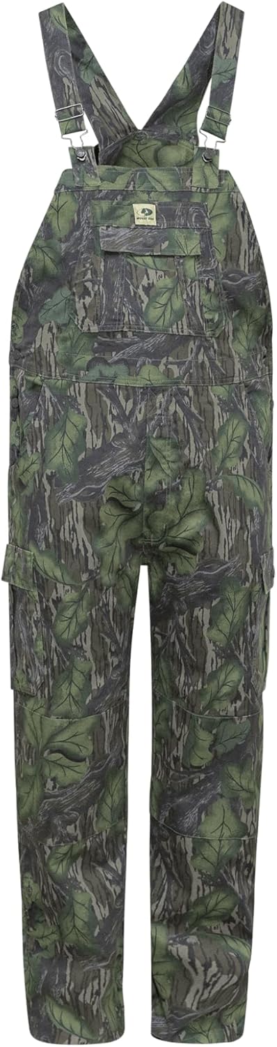 Mossy Oak Cotton Mill 2.0 Camo Hunting Bibs for Men