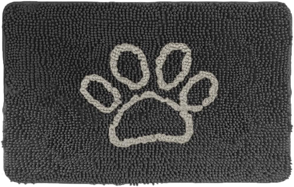 GORILLA GRIP Dog Doormat for Muddy Paws, 36x24 Machine Washable
