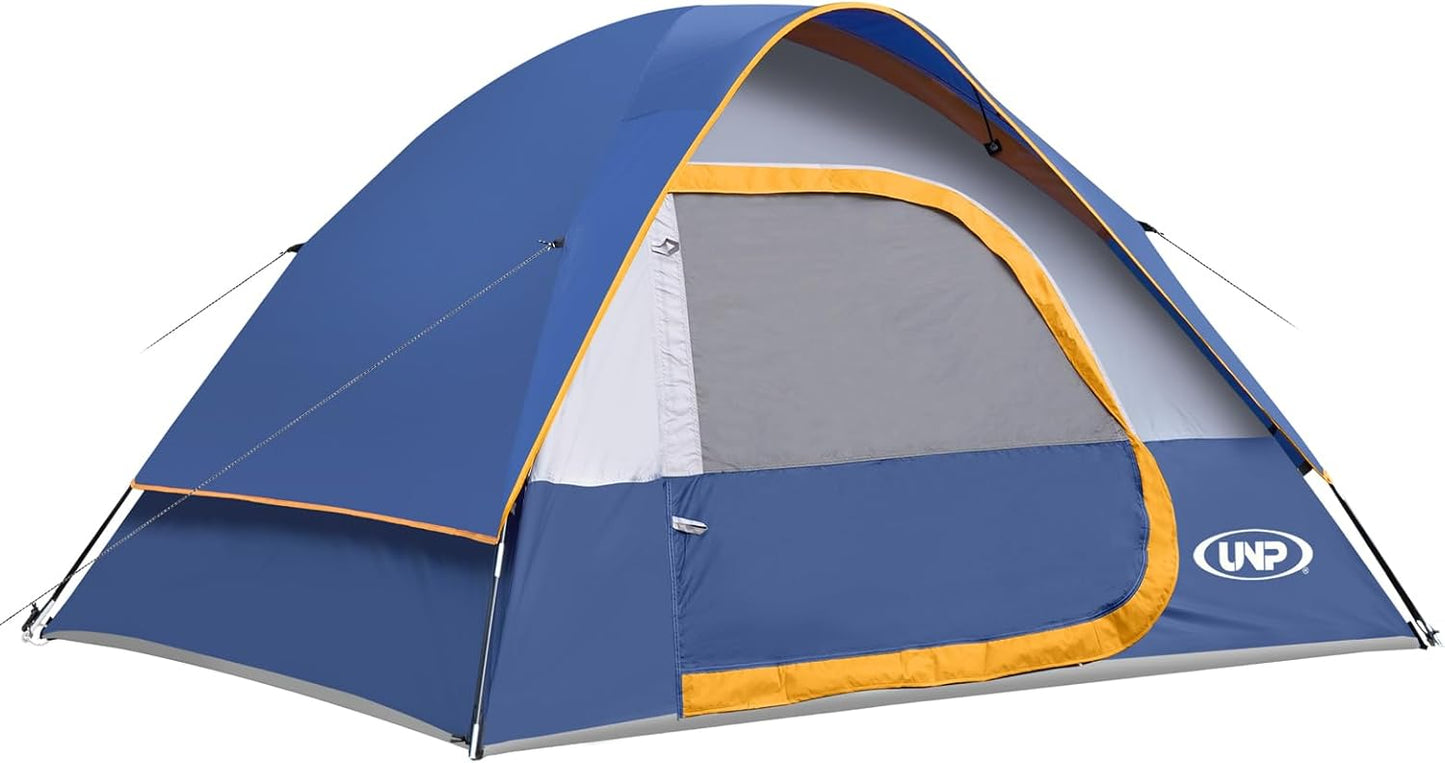 Camping Tent 4 Person Waterproof Windproof Easy Set Up