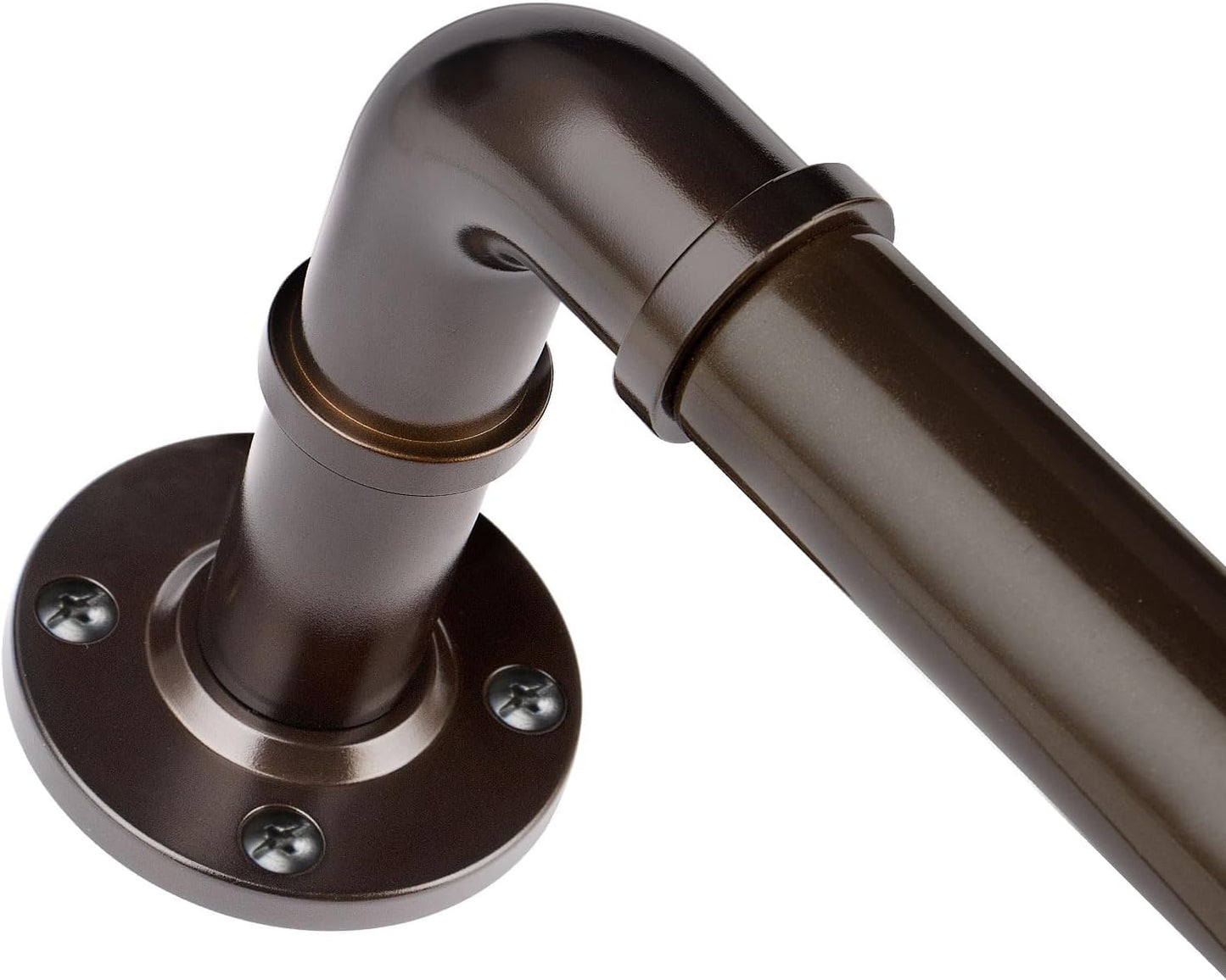 HOTOZON 1 Inch Industrial Curtain Rod - Blackout Upgrade