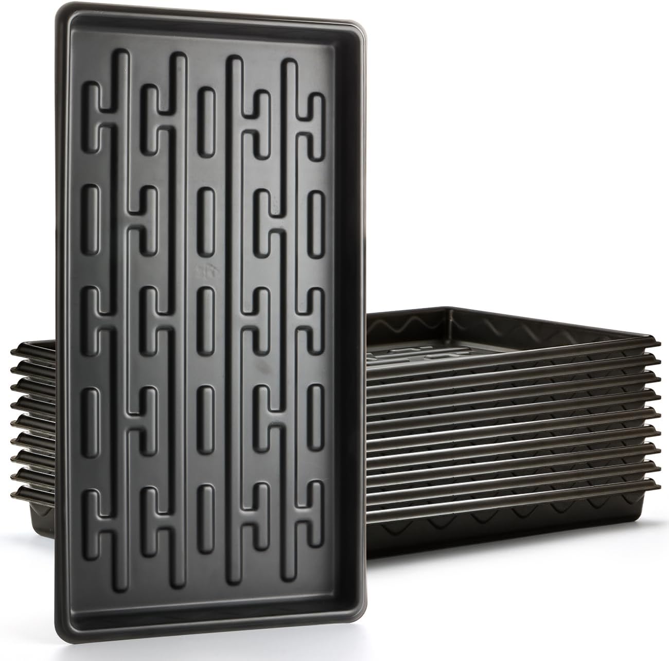 Shallow 1020 Nursery Flat Trays for 200 Cell Plug Seedlings