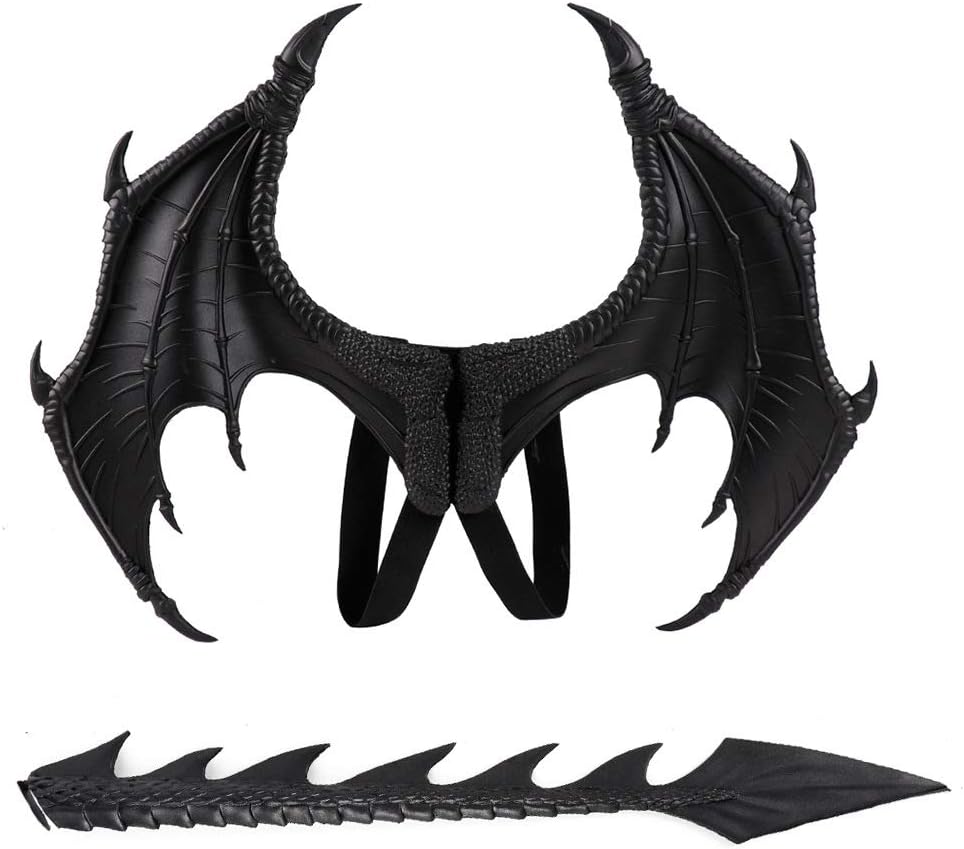Himine Dragon Wings Props Cosplay Wing With Tail for Parties