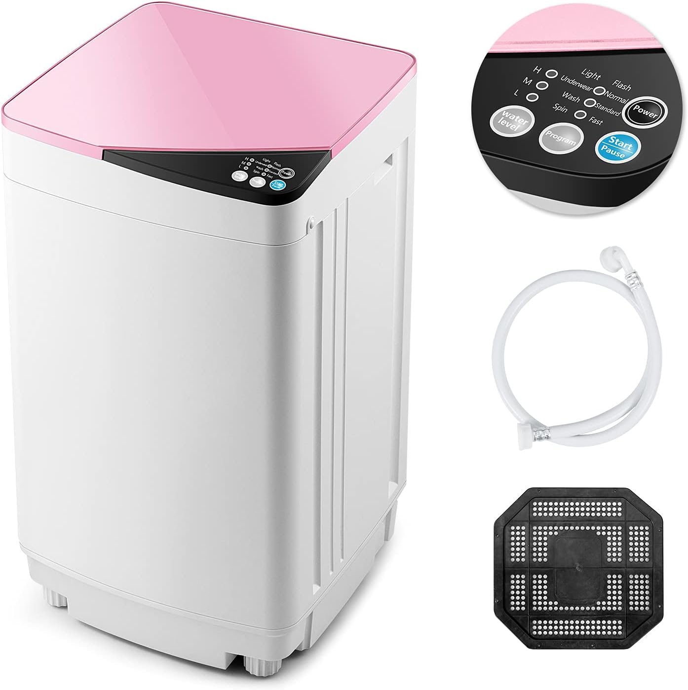 Casart Portable Washer with 7.7 Lbs Capacity for Easy Laundry