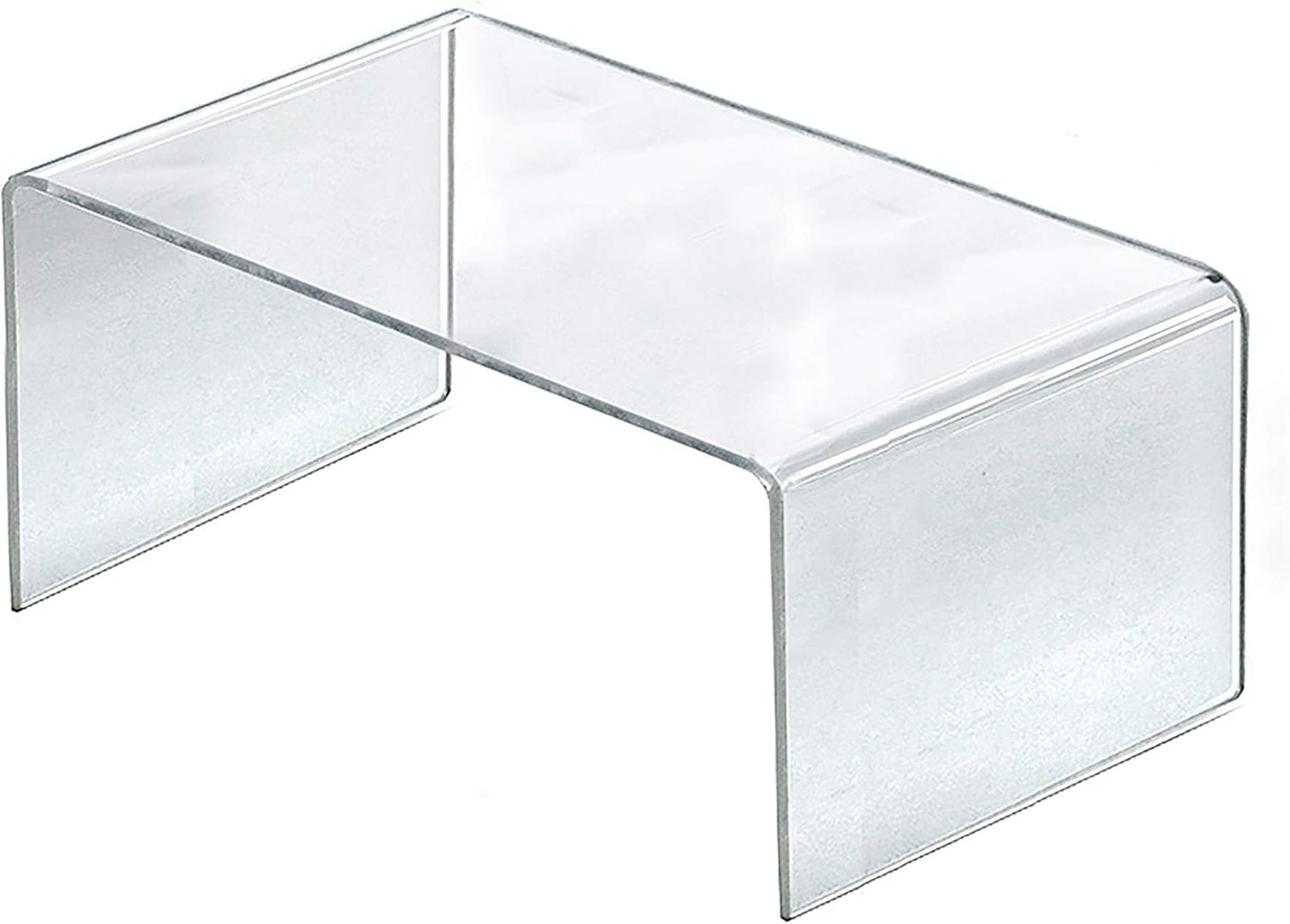 Acrylic Laptop Stand for Desk - Clear Monitor Riser 4 Pack