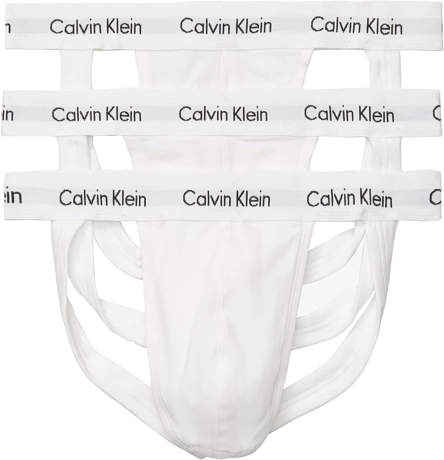 Calvin Klein Cotton Stretch 3-pack Jock Strap for Comfort