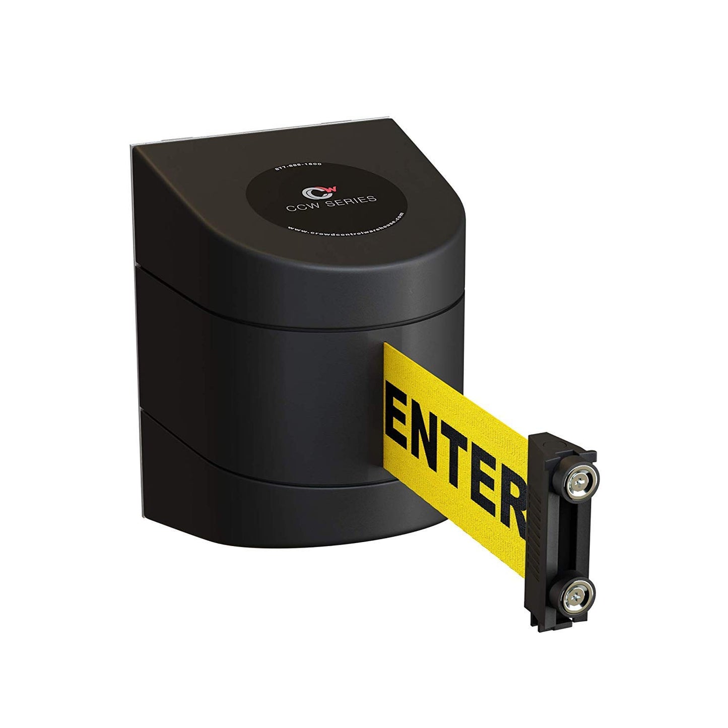 CCW Series WMB-220 Magnetic Wall Mount Retractable Belt Barrier