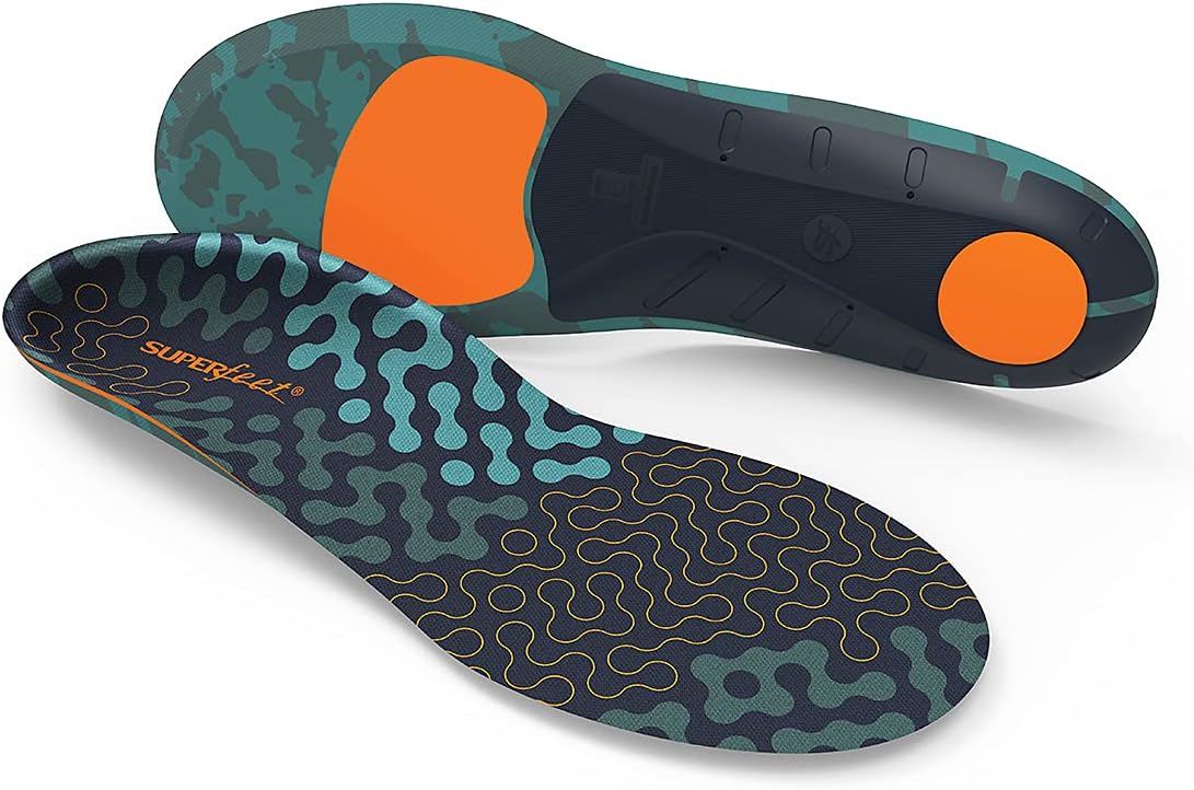 Superfeet Run Cushion High Arch Insoles for Optimal Comfort