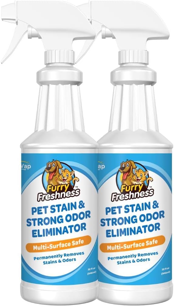 FurryFreshness Extra Strength Pet Stain & Odor Remover - 2 Pack