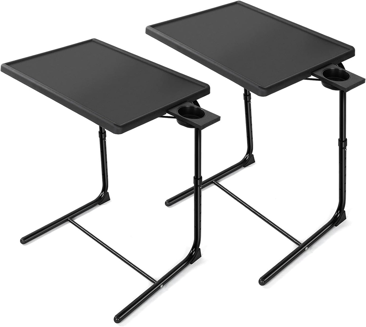 Adjustable TV Tray Table Set - Ultimate Comfort & Convenience by HUANUO