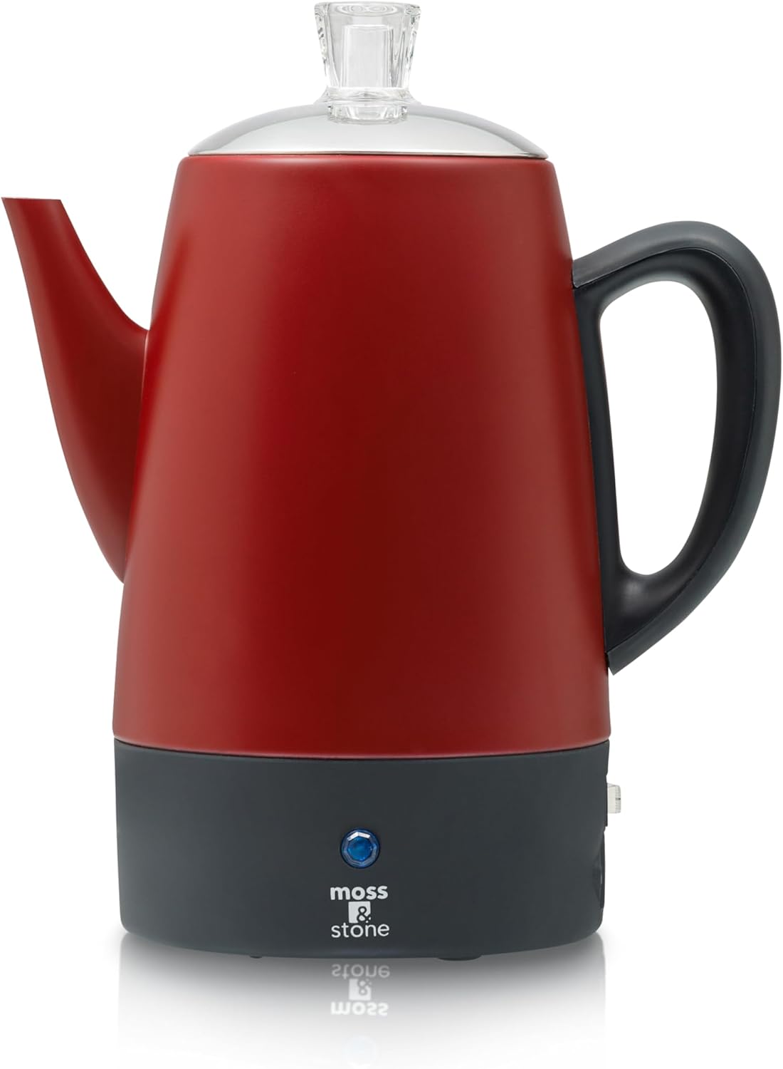 Moss & Stone Electric Coffee Percolator Brews 10 Cups Fast