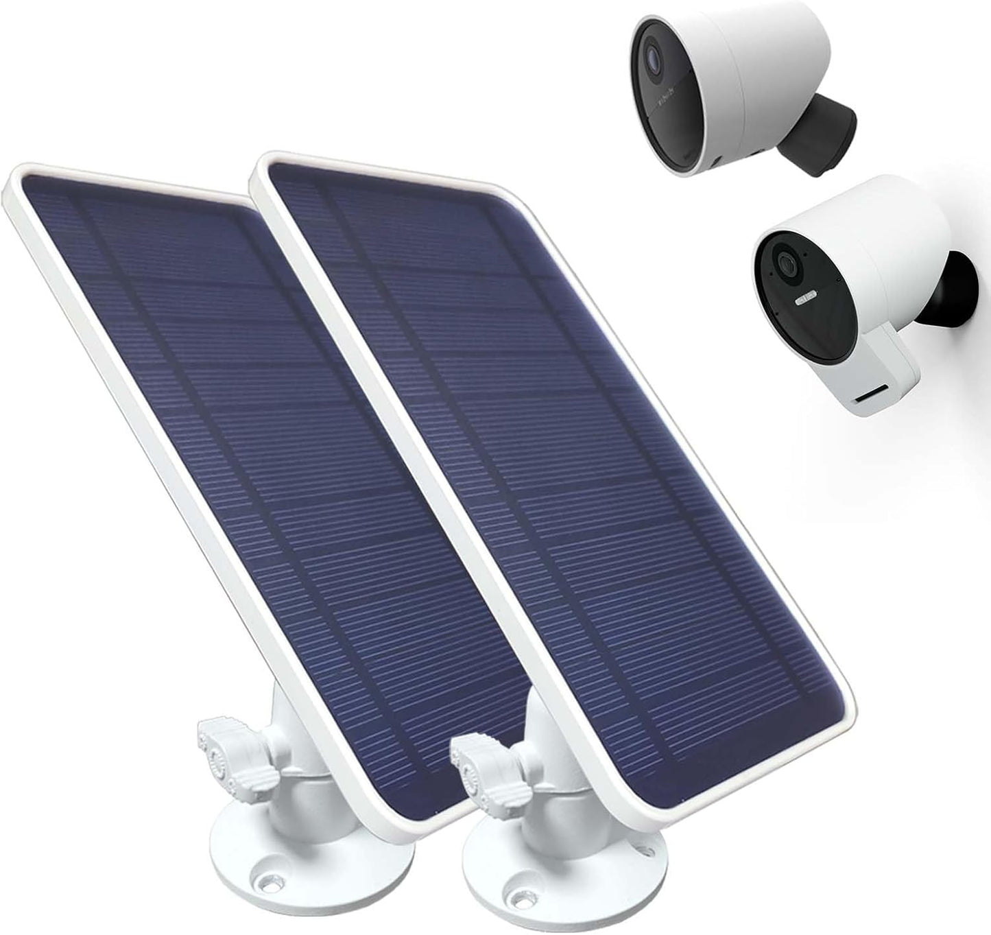 DIANMU Solar Panel for SimpliSafe Camera with Adjustable Mount