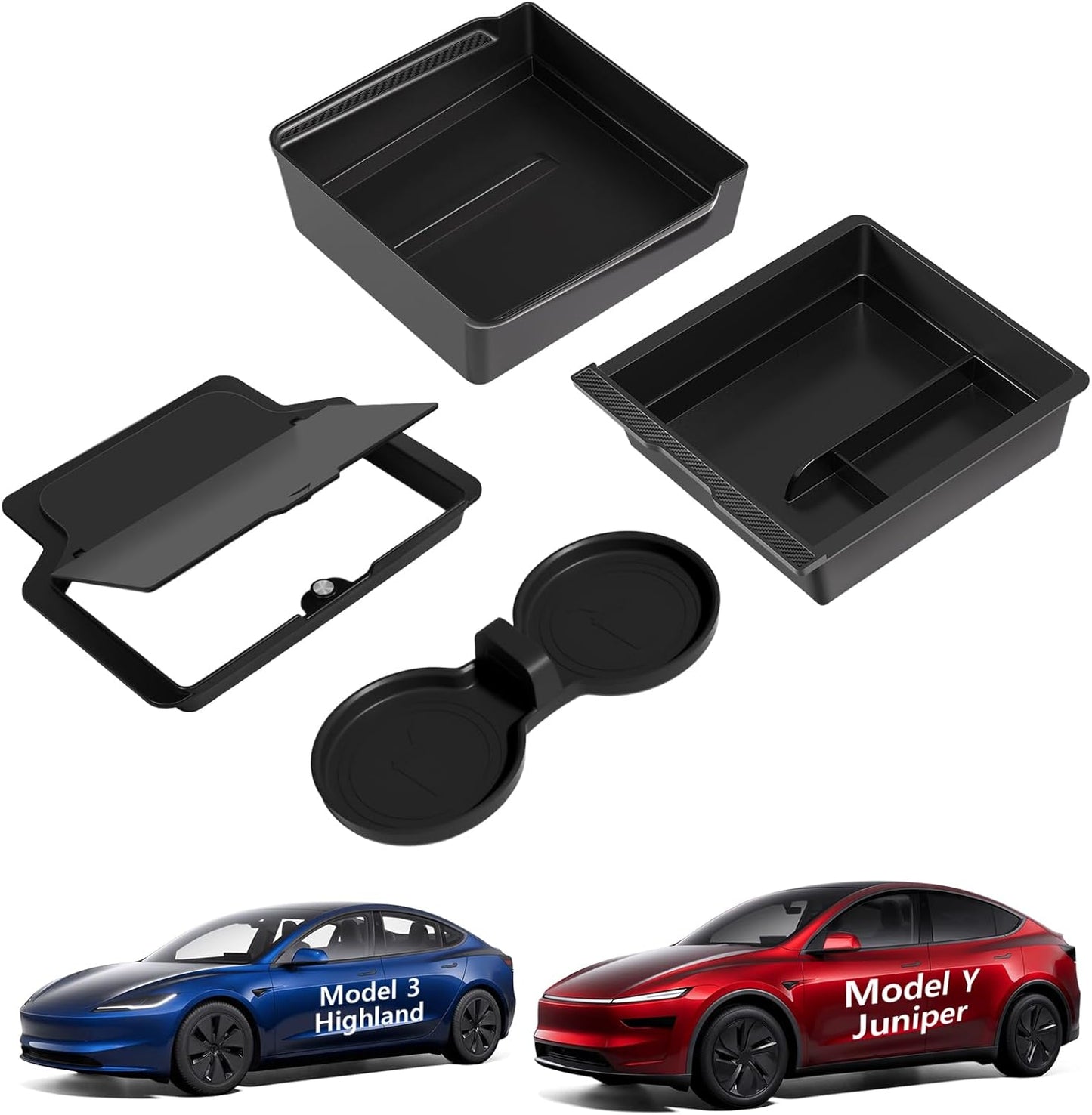 Tesla Model Y Juniper Center Console Organizer Tray for 2025 2026