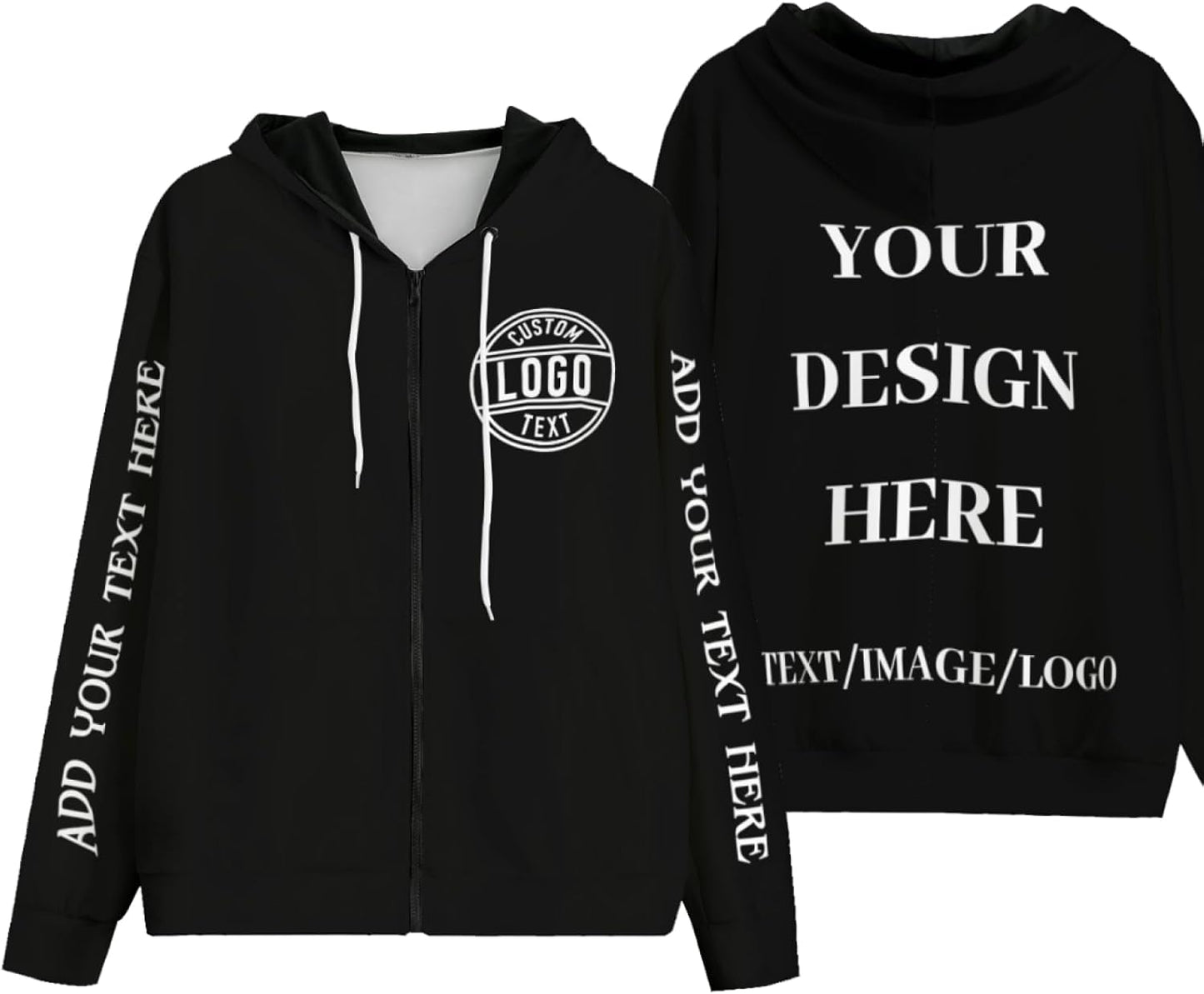 Personalized Zip Up Hoodie for Custom Style