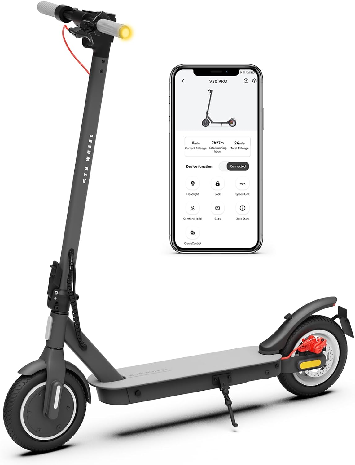 5TH WHEEL Electric Scooter with 10in Tires and 350W Motor