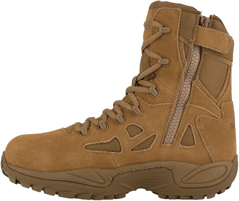Reebok Men's Rapid Response Rb Safety Toe 8in Stealth Boot Review