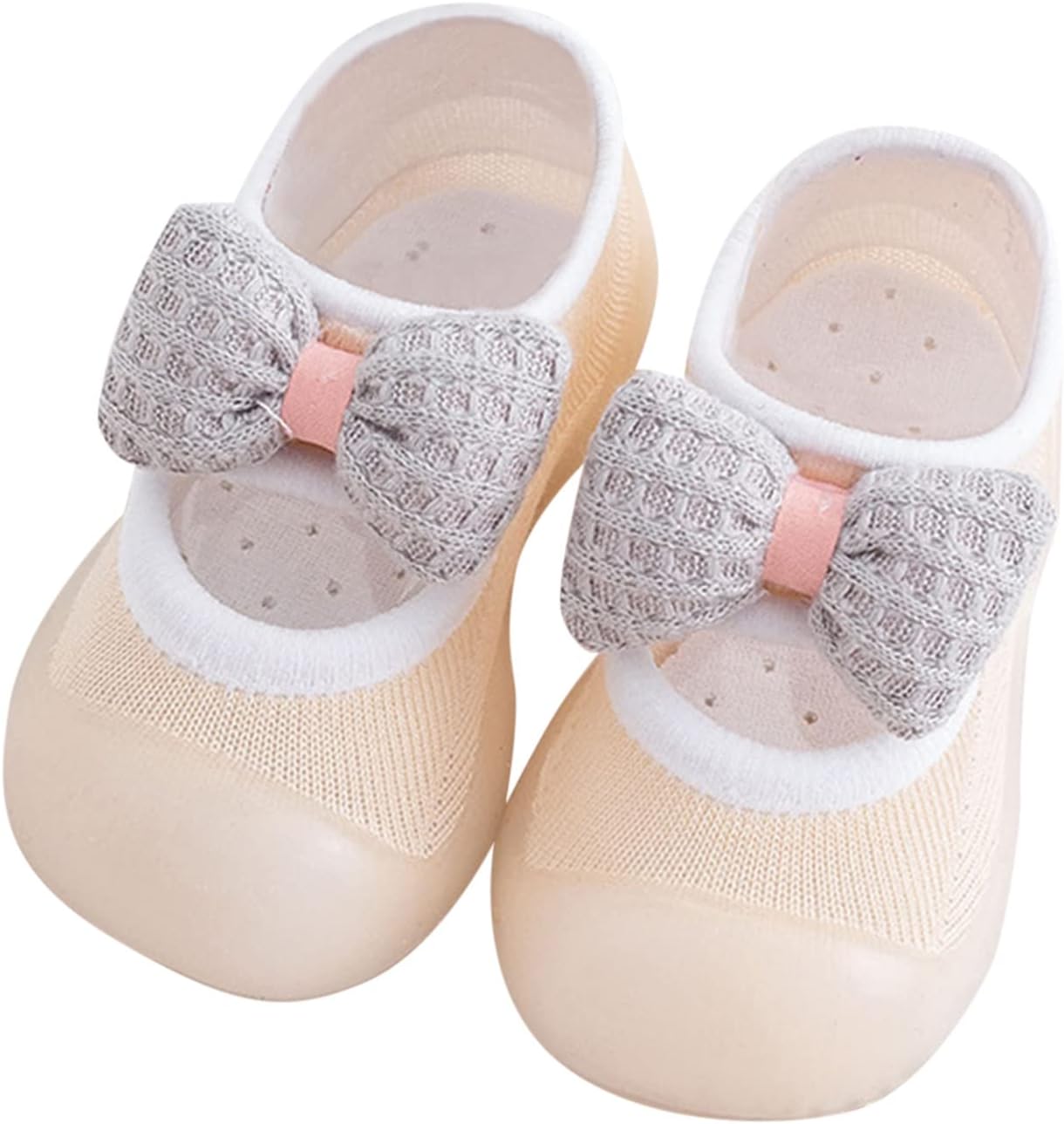 Cute Bowknot Baby Walking Shoes - Anti-Slip Softness!
