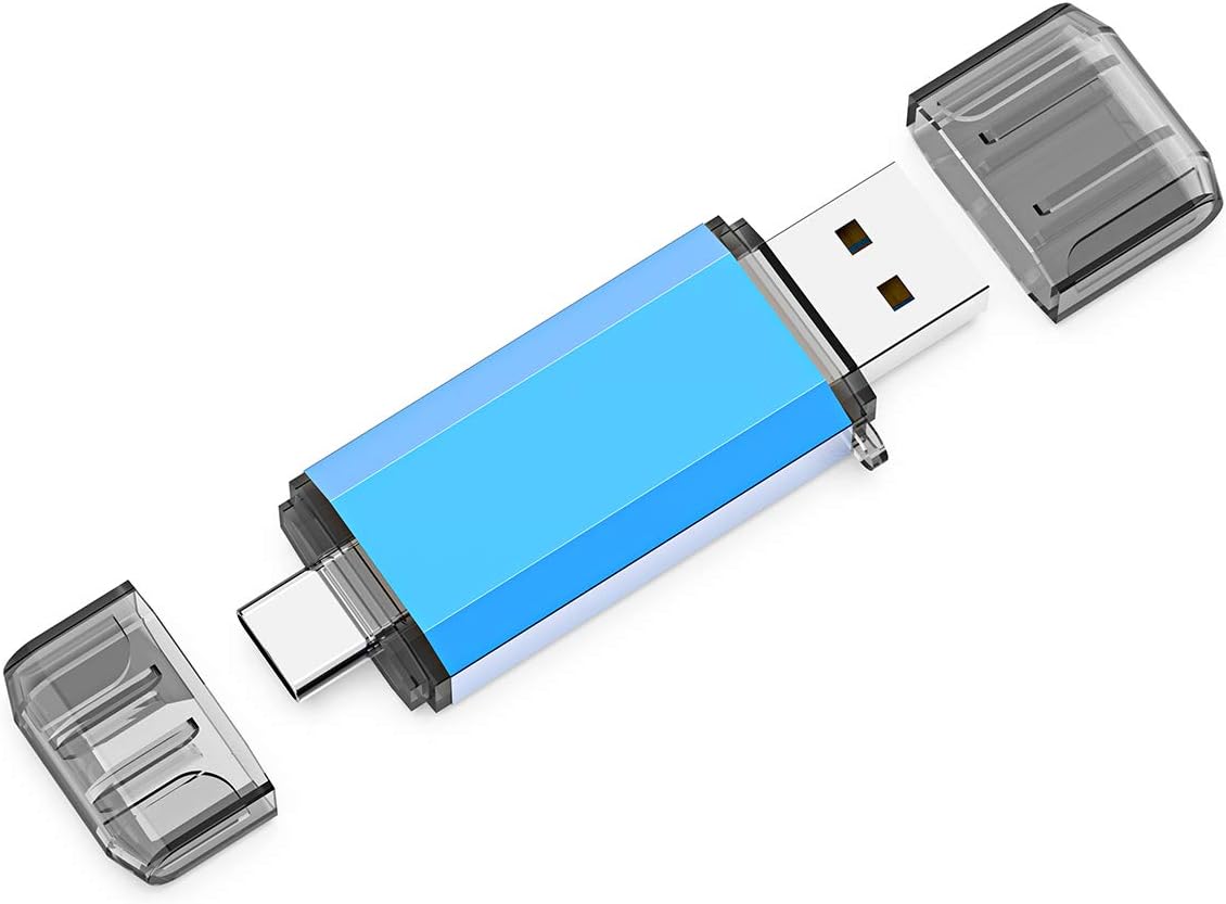 128GB Dual Drive: OTG USB 3.0/Type C - Multi-device Connectivity