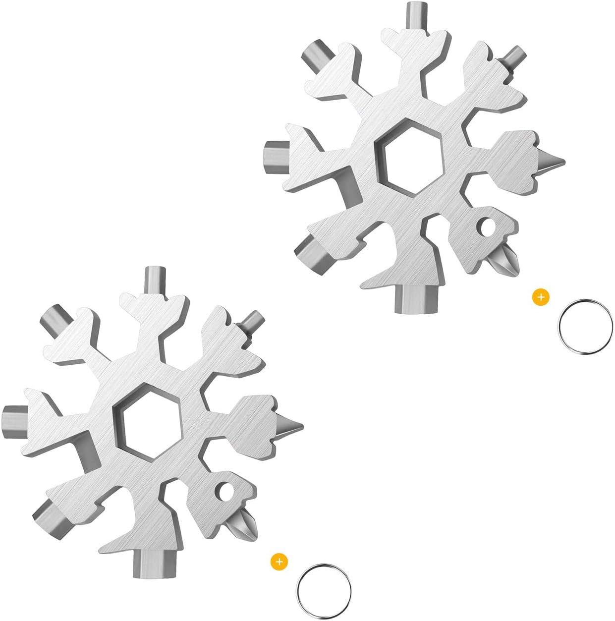 LINXGR 18-in-1 Snowflake Multitool Set - Portable Outdoor Gear