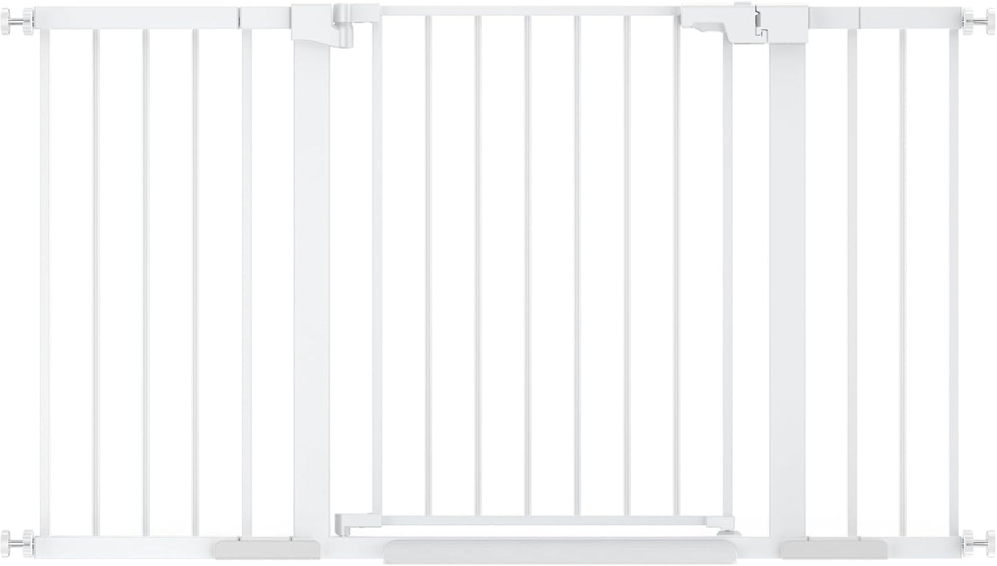 30 Tall Baby Gate for Stairs and Doorways, Easy Walk-Through