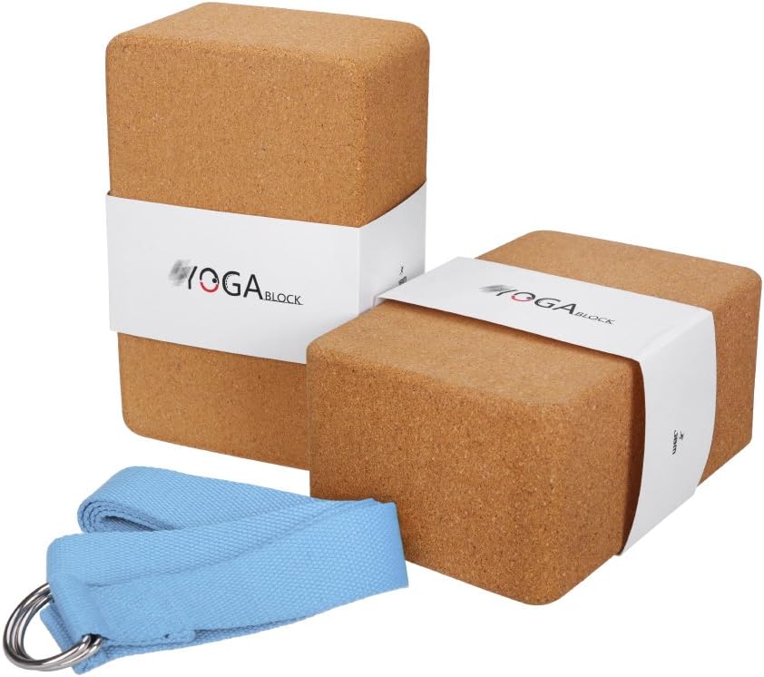 Supportive Cork Yoga Blocks Set