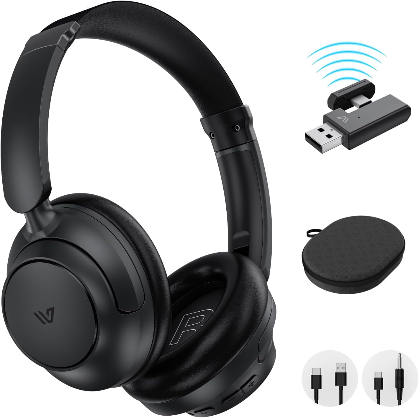 80H Playtime Wireless ANC Headphones by Weofly