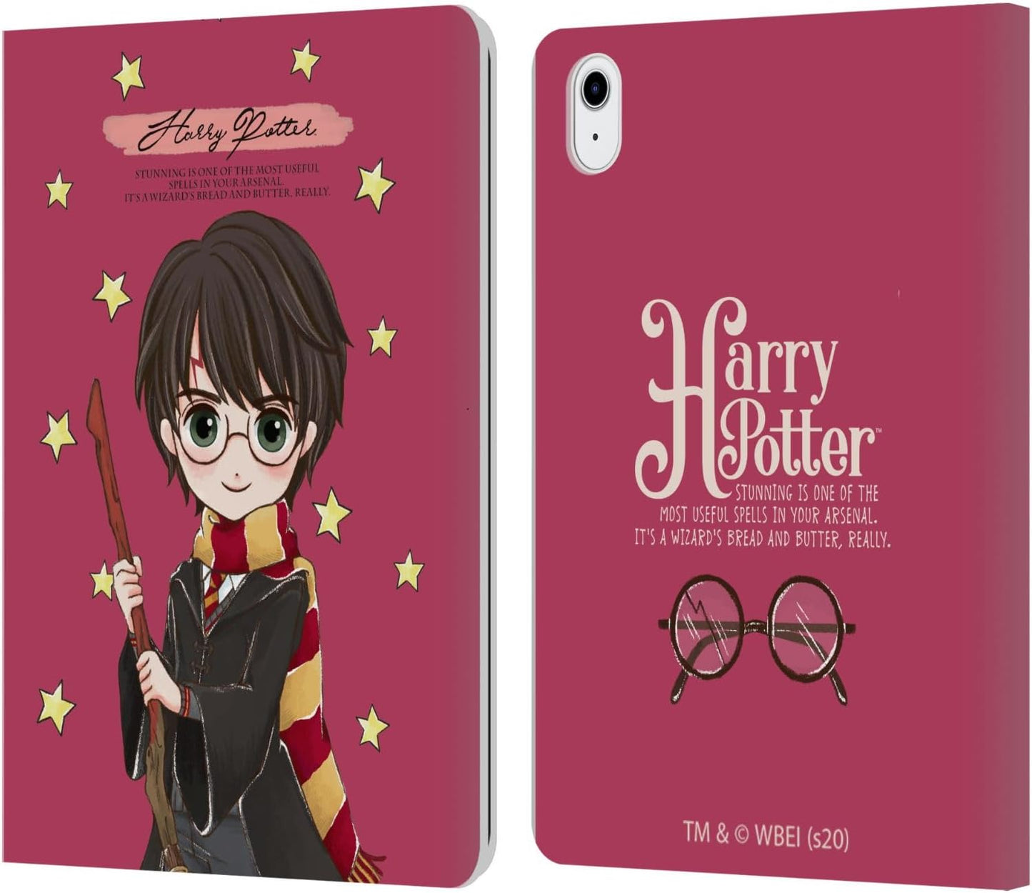 Harry Potter Deathly Hallows Leather Wallet Case for iPad Air