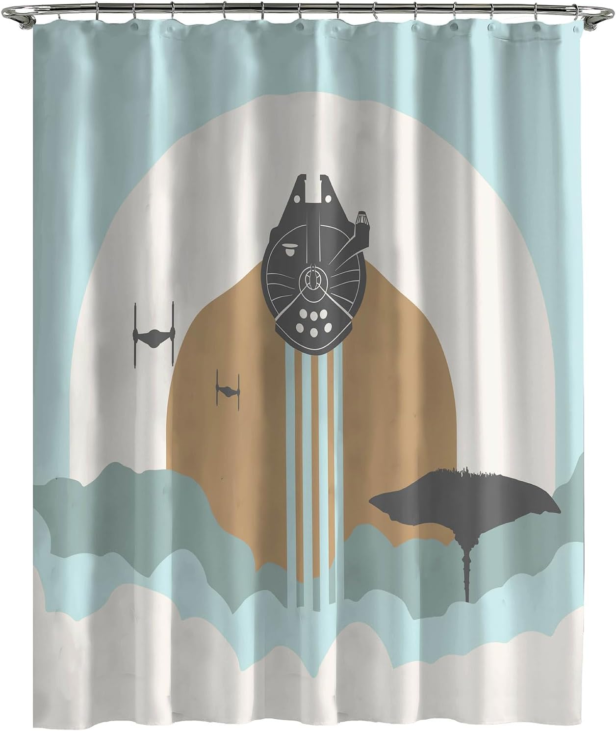 Star Wars Millennium Falcon Shower Curtain