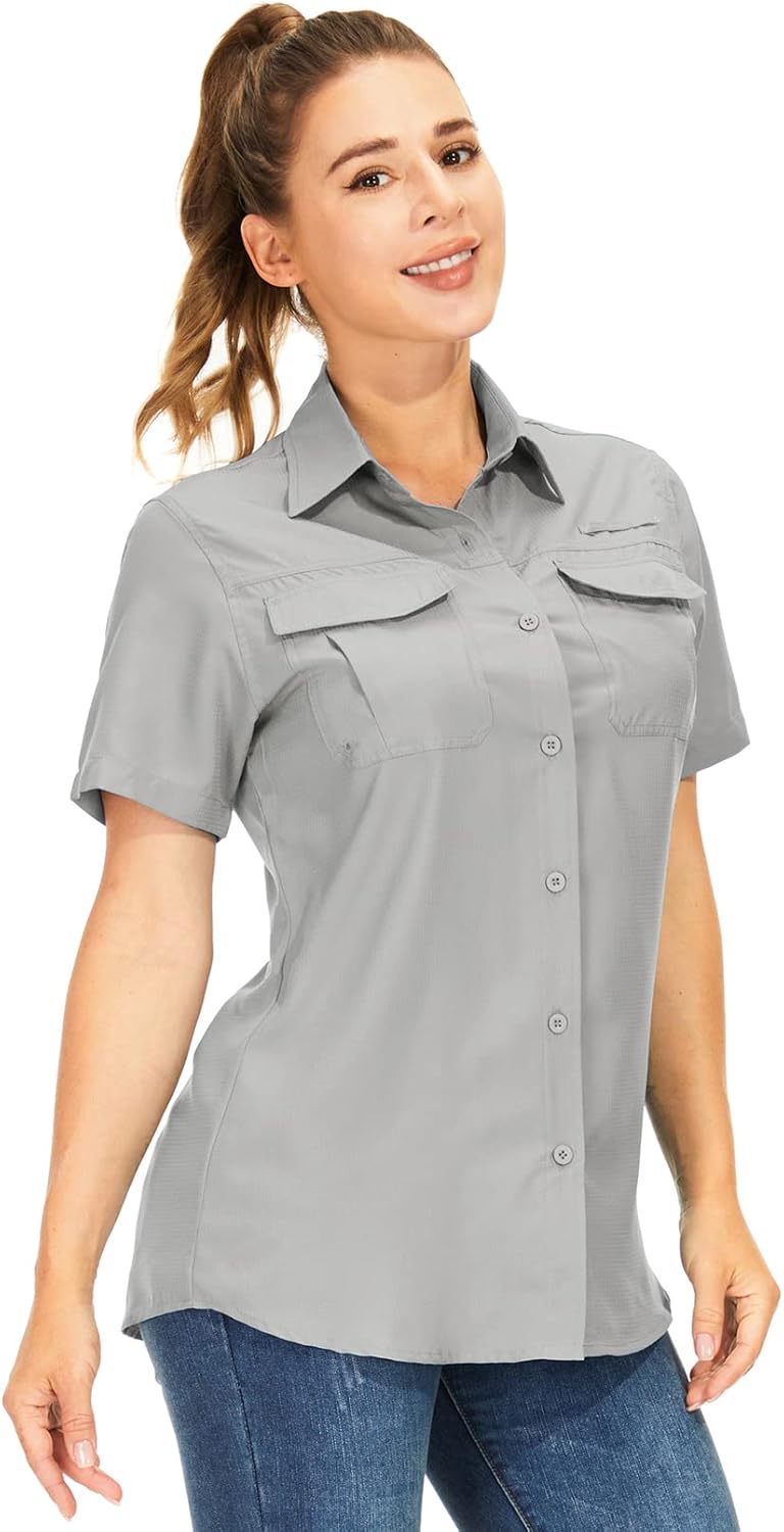 Women's Button Down Shirts with UPF 50+ Sun Protection
