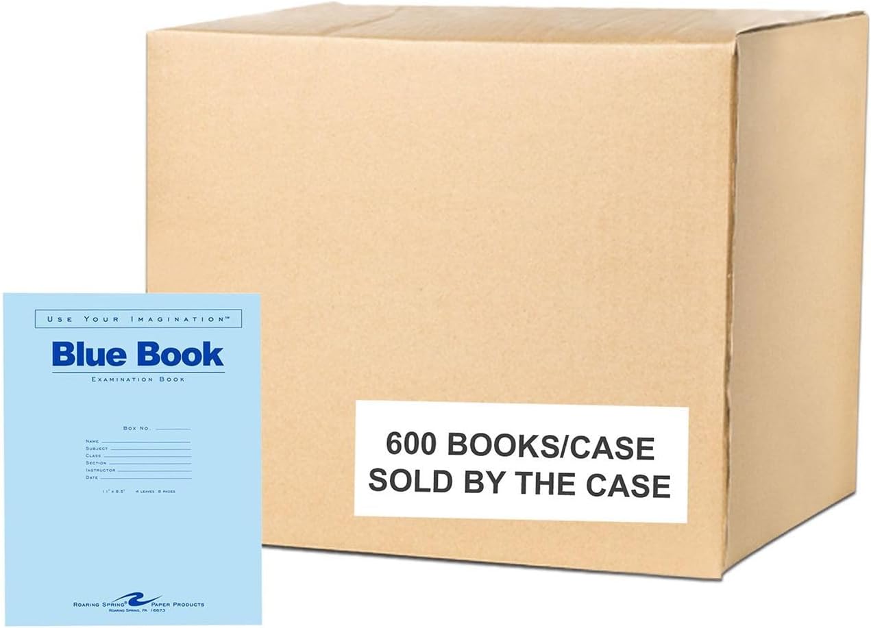 ROARING SPRING Exam Blue Books for Reliable Student Assessments