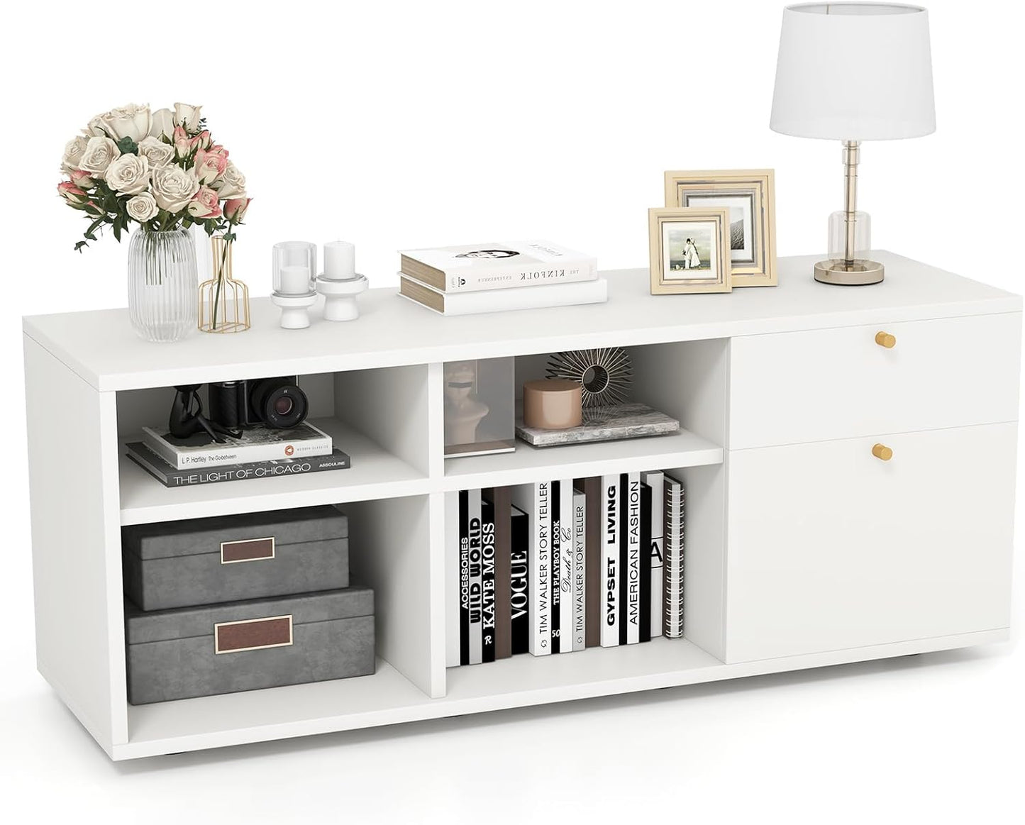Modern TV Stand with Ample Storage