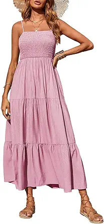 PRETTYGARDEN Women's Summer Maxi Dress for Casual Beach Style