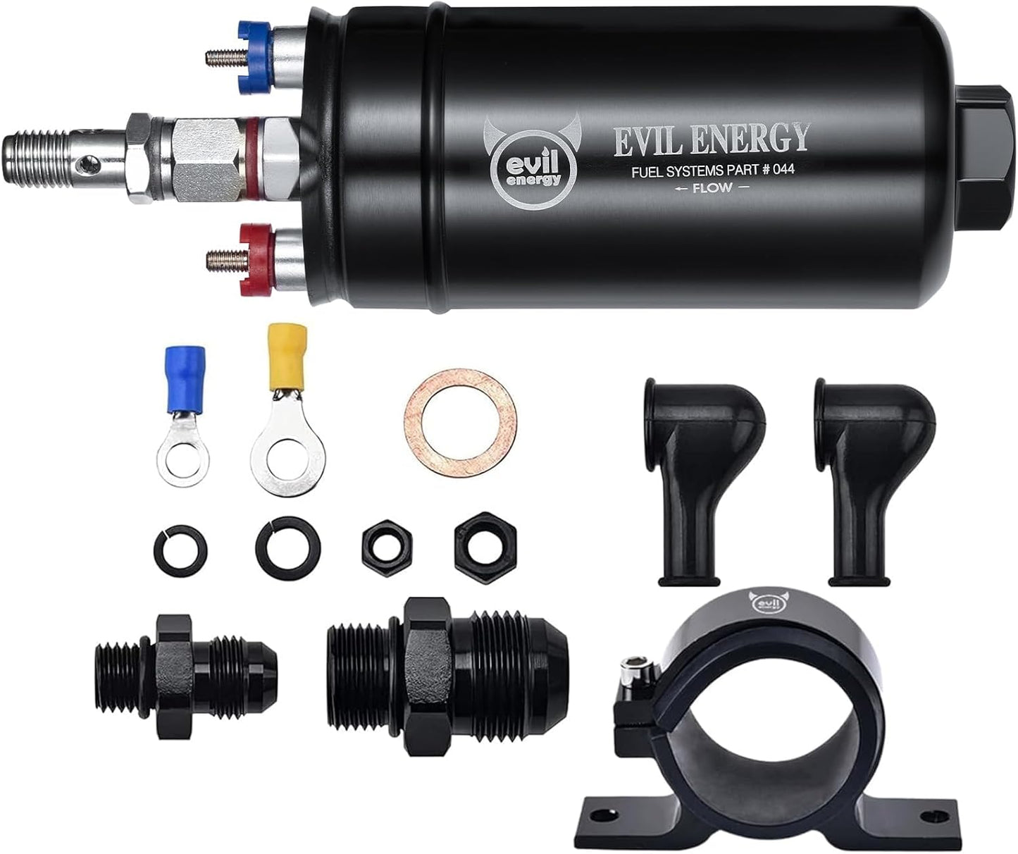 High Flow External Inline Fuel Pump for 12V EFI Systems