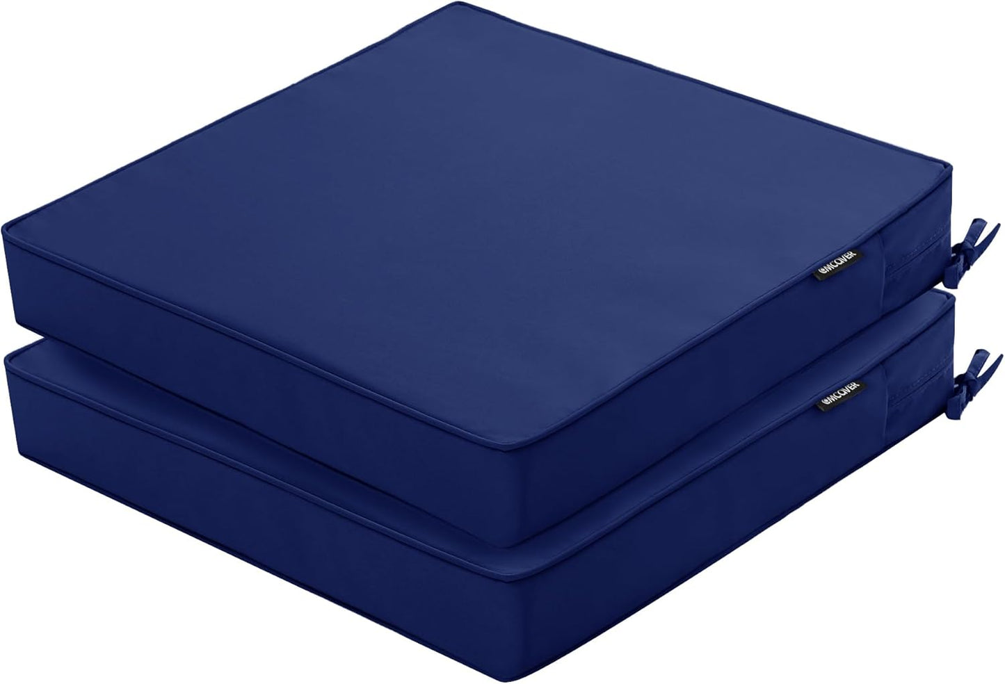 Outdoor Chair Cushions 22 x 22 Inch Waterproof Set of 2