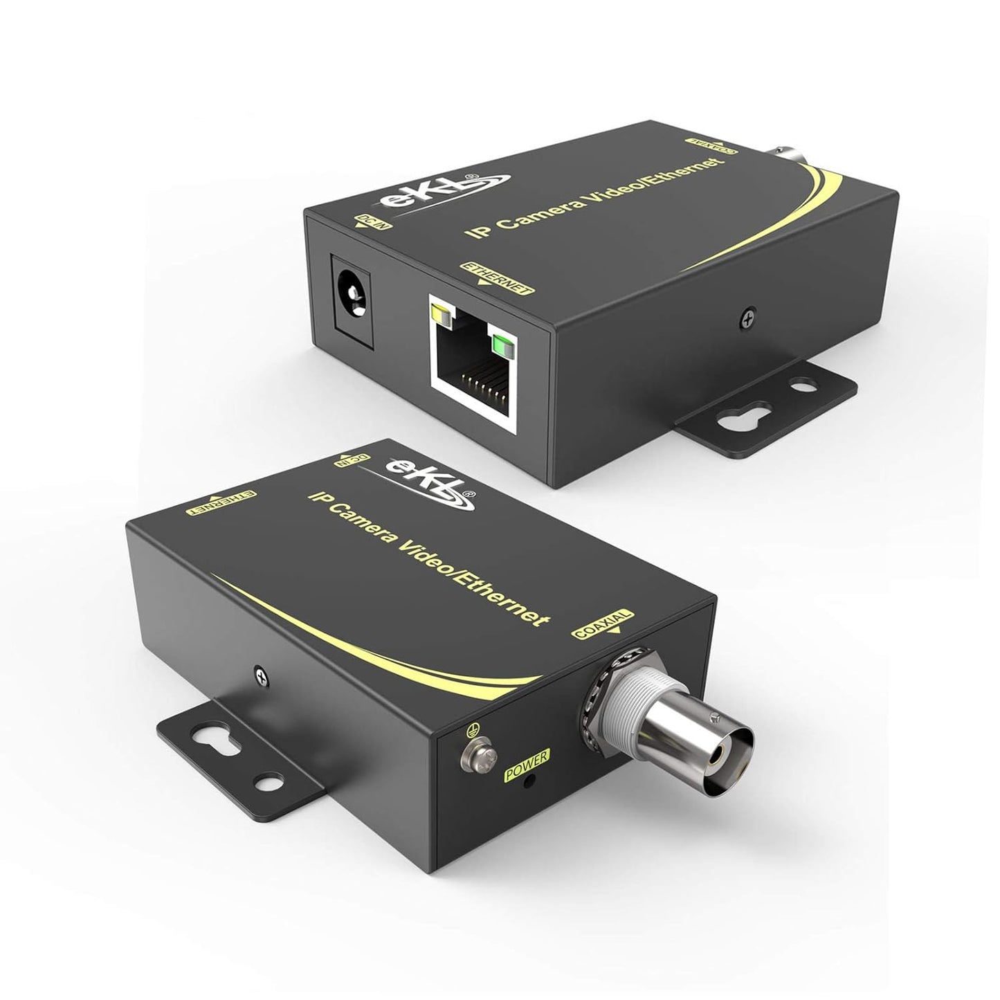eKL IP Extender Kit Over Coax Cable for CCTV Cameras Setup