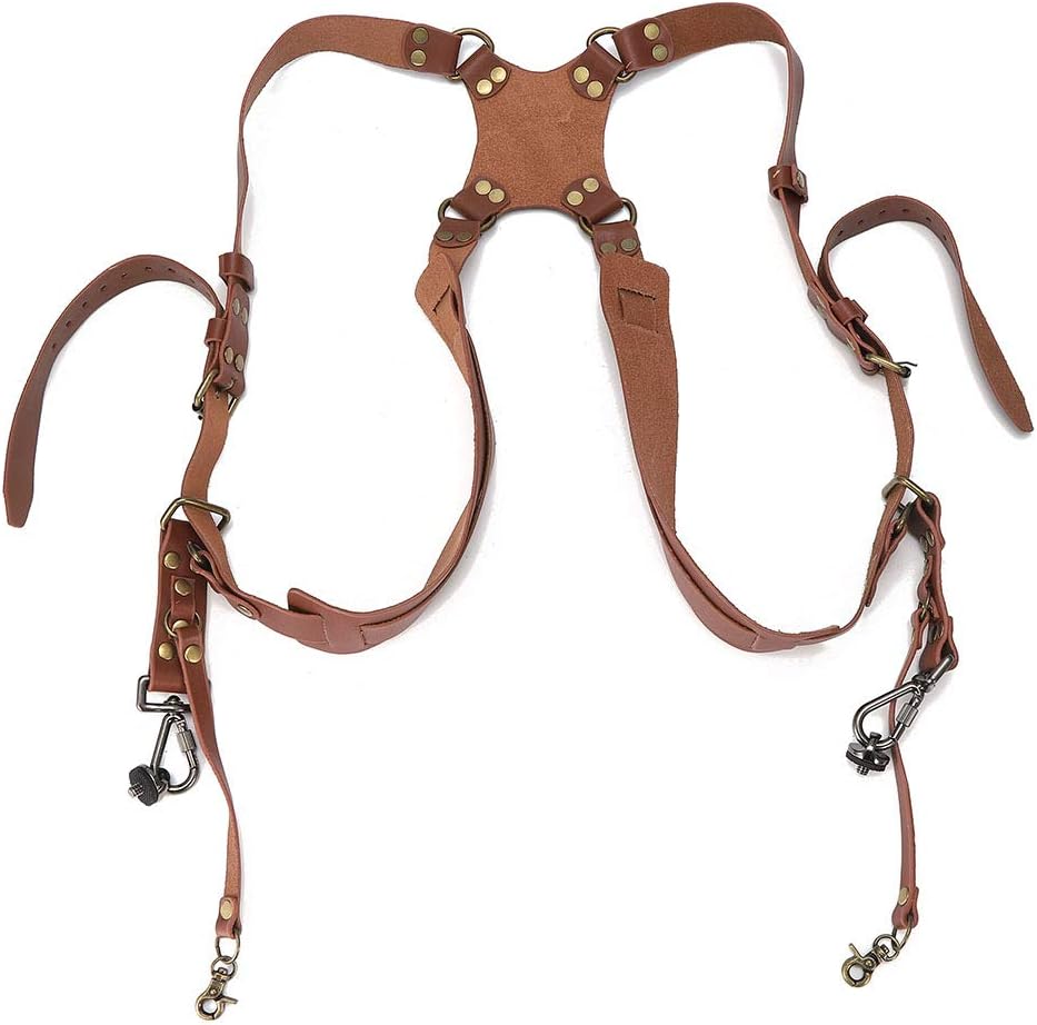 Lightweight Antibreakage Leather Camera Strap for DSLR Use