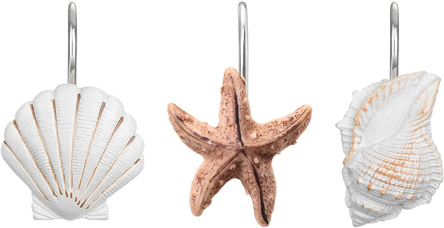 AGPtek Seashell Shower Hooks - Coastal Charm!