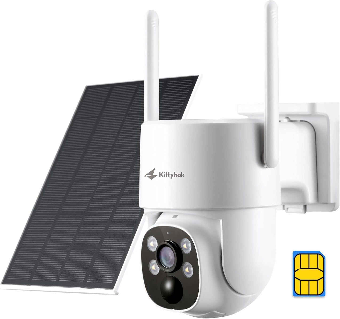 Kittyhok 4G LTE Solar Security Camera for Off-Grid Protection