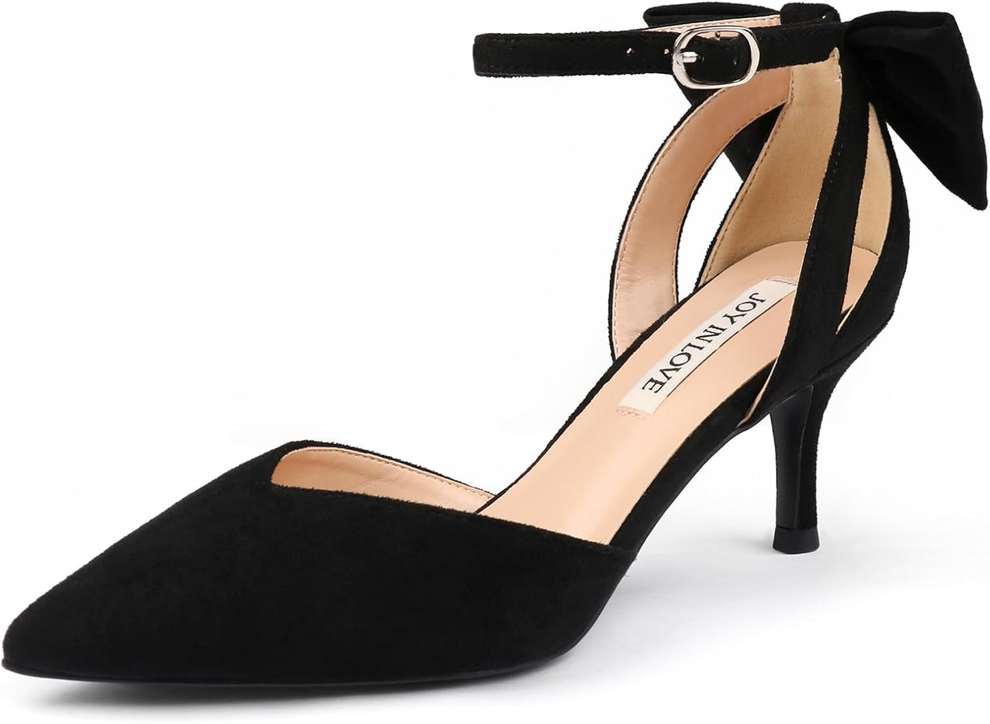 JOY IN LOVE Women's Pumps Kitten Bow Heels for Every Occasion