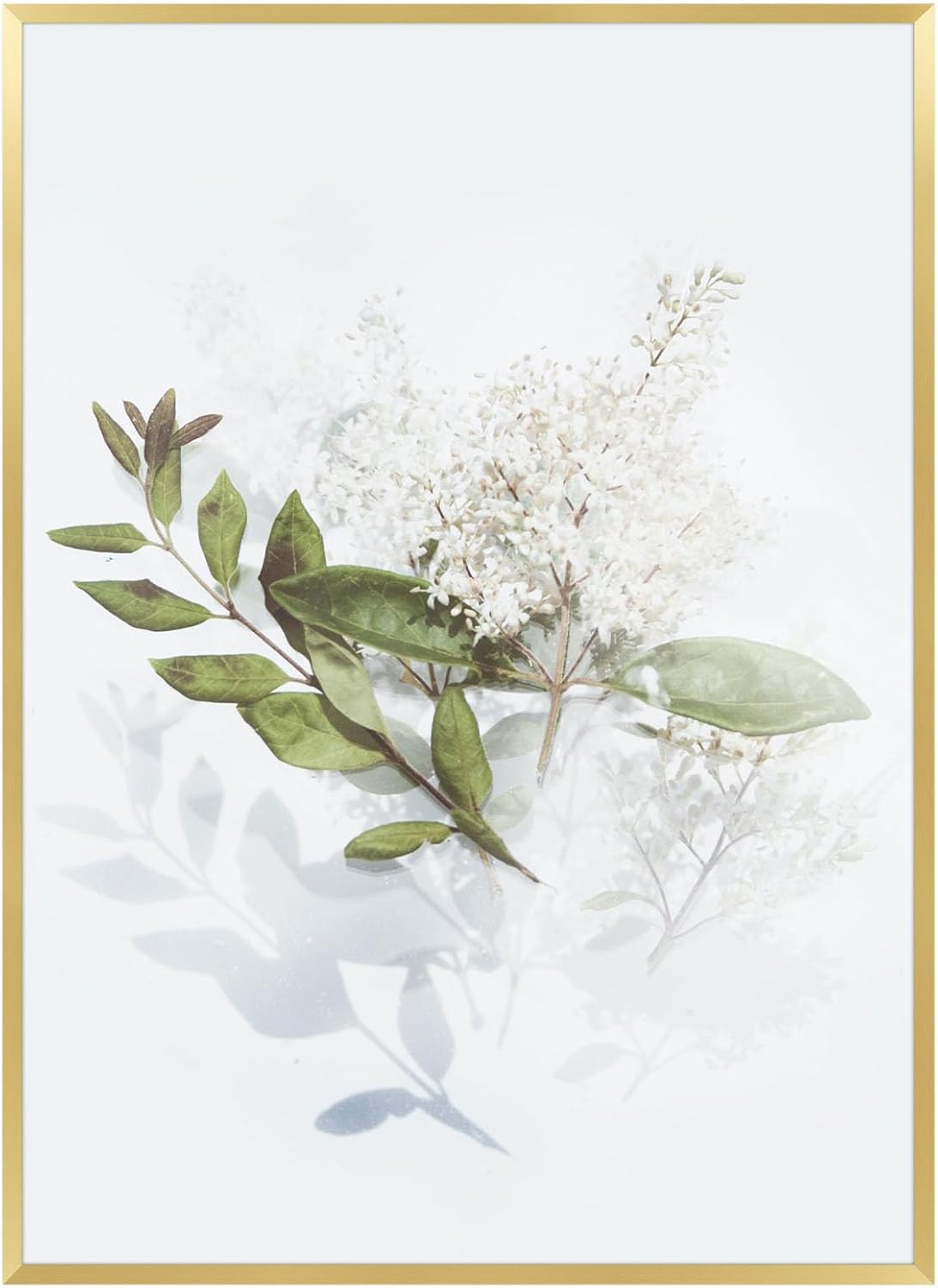 Elegant Gold Metal Thin Poster Frame for 16.5x23.4 Inch Photos