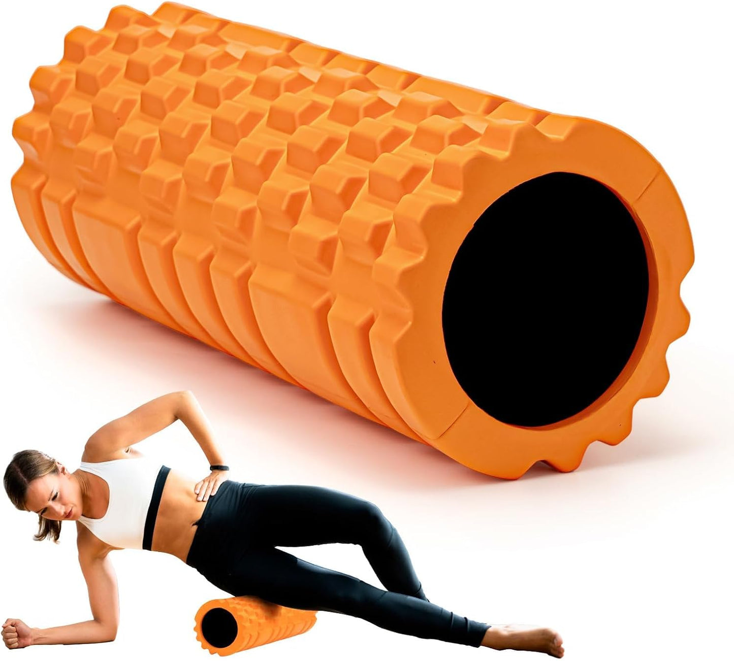 Foam Roller High Density 13in for Deep Tissue Muscle Massage
