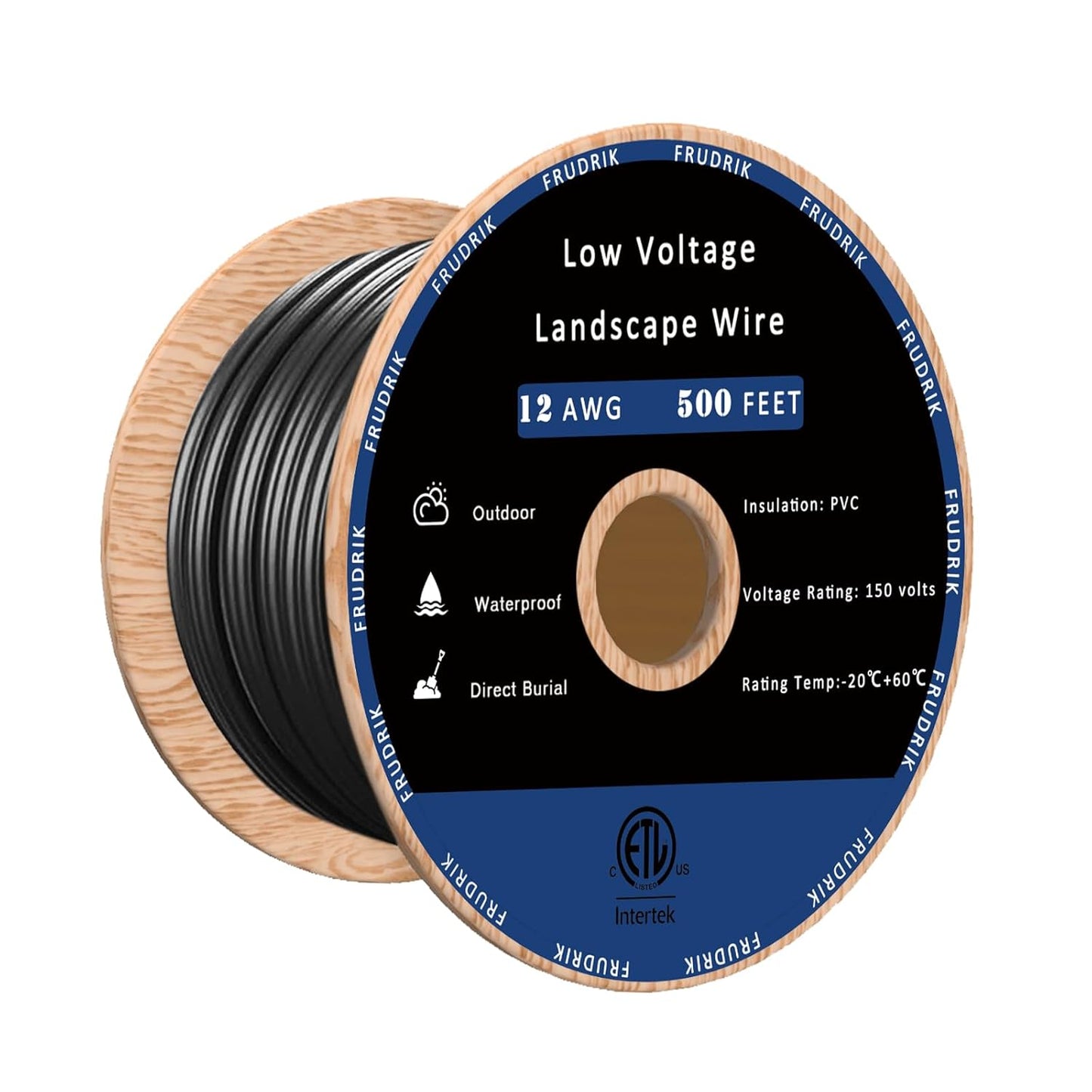 Low Voltage Landscape Lighting Wire for Outdoor Use - 500ft